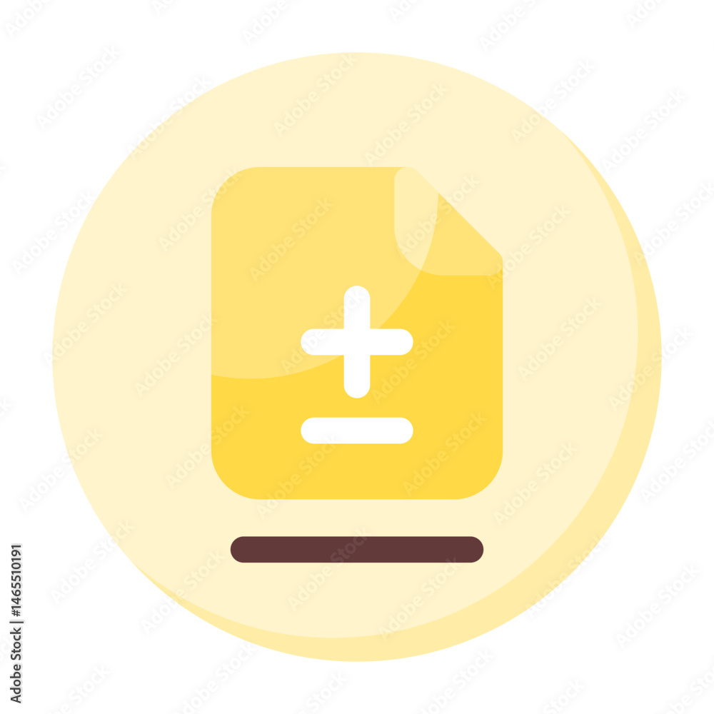 Fototapeta premium File Diff Flat Octicon Icon