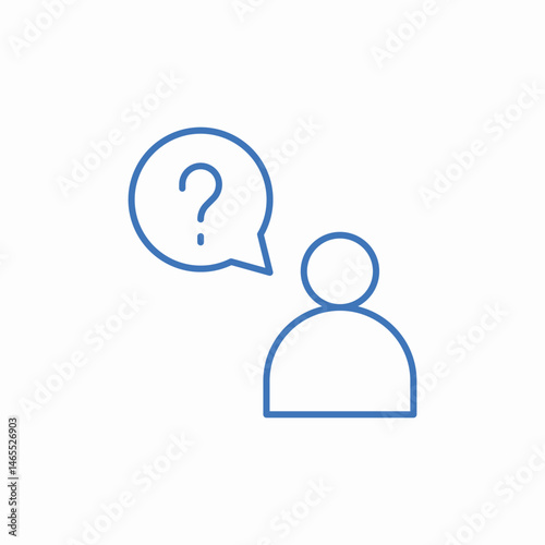 query questioin icon sign vector