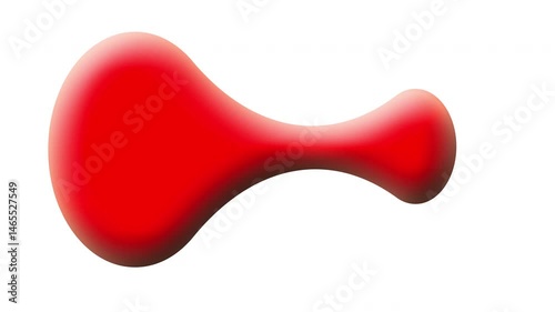 3d animation of liquid blobs with color gradients with beautiful expanding and closing patterns
