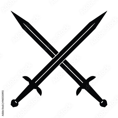 two crossed swords