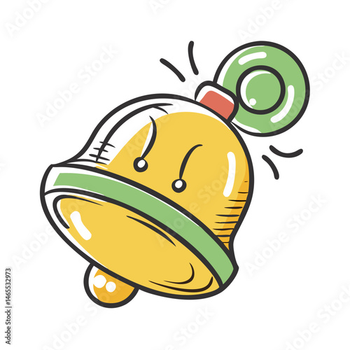 jingle bell icon, jingle bell vector illustration-simple illustration of jingle bell, perfect for jingle bell logos and icons
