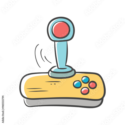 joystick icon, joystick vector illustration-simple illustration of joystick, perfect for joystick logos and icons