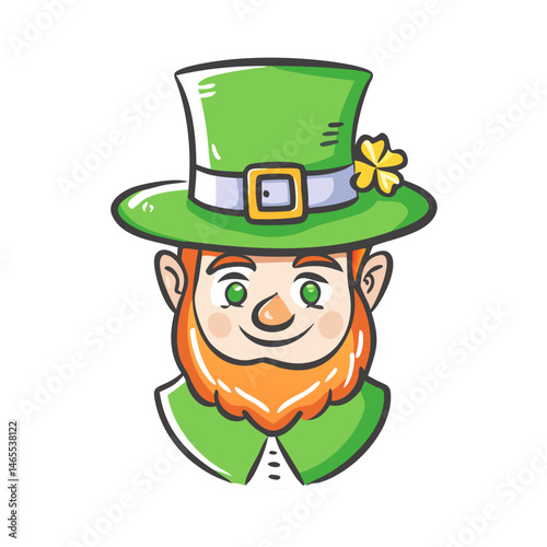 leprechaun icon, leprechaun vector illustration-simple illustration of leprechaun, perfect for leprechaun logos and icons