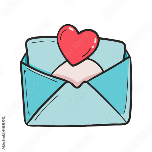 love letter envelope icon, love letter envelope vector illustration-simple illustration of love letter envelope, perfect for love letter envelope logos and icons