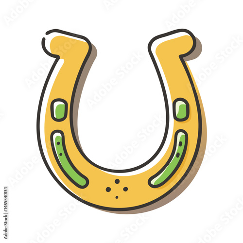 lucky horseshoe icon, lucky horseshoe vector illustration-simple illustration of lucky horseshoe, perfect for lucky horseshoe logos and icons