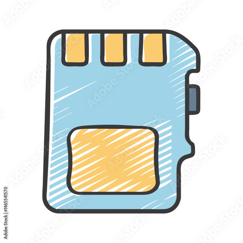 memory card icon, memory card vector illustration-simple illustration of memory card, perfect for memory card logos and icons