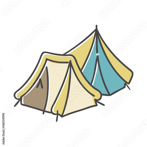 mina tents icon, mina tents vector illustration-simple illustration of mina tents, perfect for mina tents logos and icons