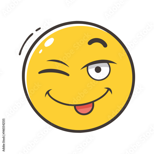 mischievous wink icon, mischievous wink vector illustration-simple illustration of mischievous wink, perfect for mischievous wink logos and icons