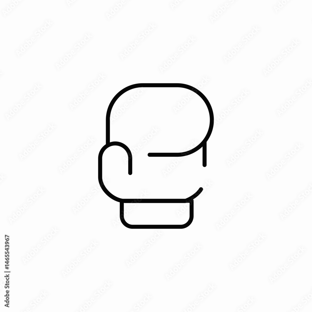 boxing glove icon sign vector boxing glove icon sign vector