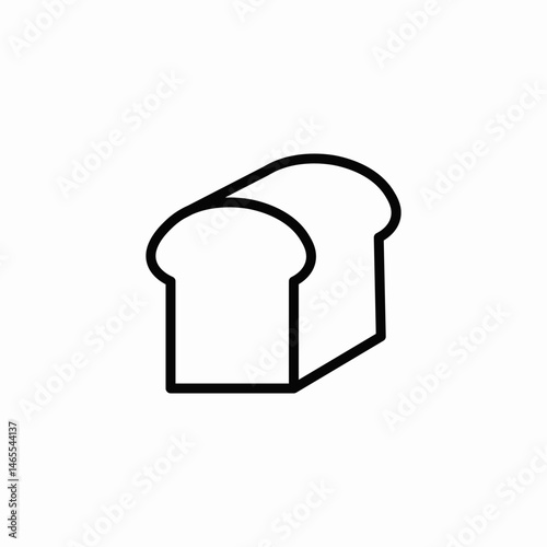 bread icon icon sign vector