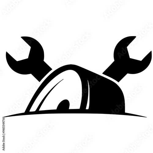 vector illustration of a cartoon knight