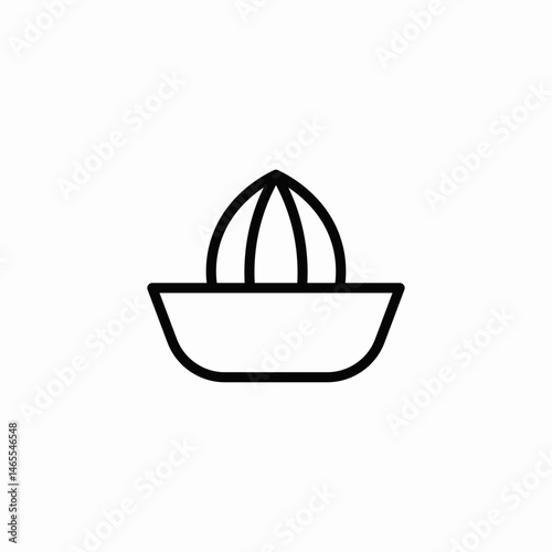 citrus juice extractor icon sign vector