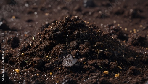 Wallpaper Mural Close-up of rich fertile soil with natural texture

 Torontodigital.ca