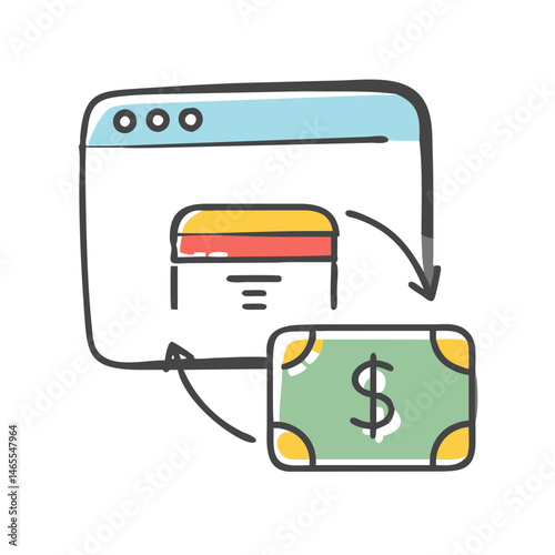 payment gateway icon, payment gateway vector illustration-simple illustration of payment gateway, perfect for payment gateway logos and icons