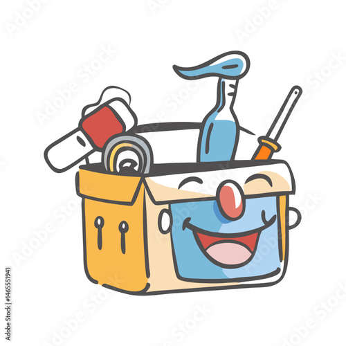 practical joke kit icon, practical joke kit vector illustration-simple illustration of practical joke kit, perfect for practical joke kit logos and icons