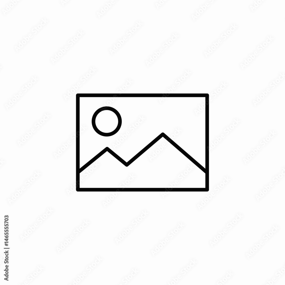 landscape photo icon sign vector landscape photo icon sign vector