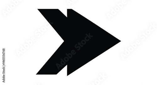 Free Download Black Right Arrow,Black Arrow Pointing Right,Black Arrow Illustration Isolated,Right-Pointing Minimalist Arrow Graphic on Transparent Background AI Generative - GFXLoad