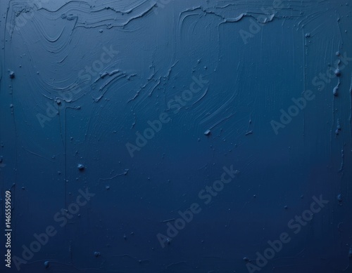 Obraz na płótnie Abstract Blue Texture Painting with Brush Strokes and Rich Color w salonie