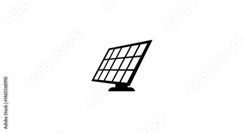Obraz na płótnie Solar Panel Icon Isolated on White Background w salonie