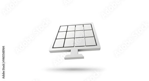 Solar Panel Icon isolated on white background