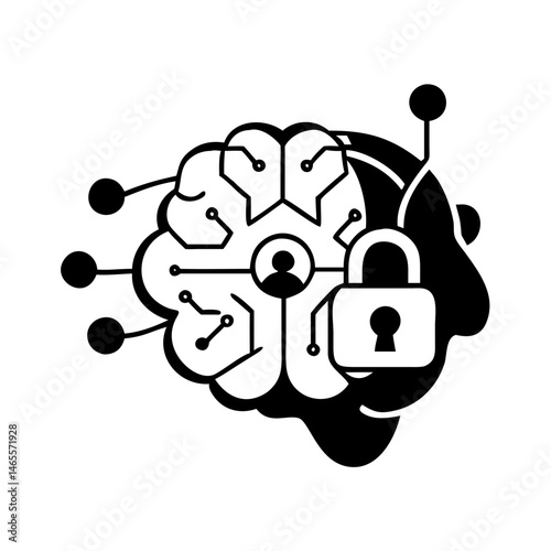 Artificial intelligence with data protection and personal security awareness concept design