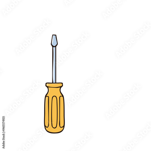 screwdriver isolated on white