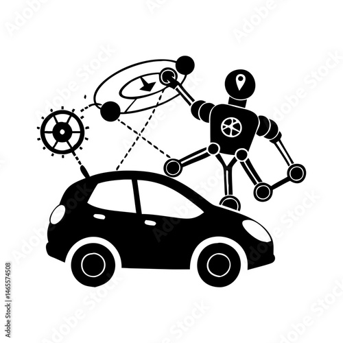 Autonomous vehicle and robotic technology demonstrating advanced connectivity for automated driving