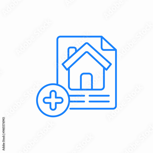 add house icon sign vector