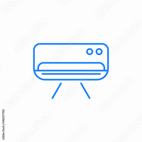 air conditioner icon sign vector