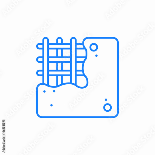 electrical panel icon sign vector