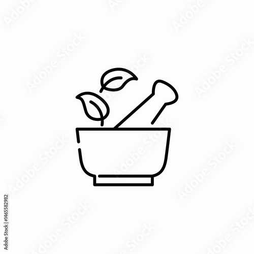 herbal medicine icon sign vector