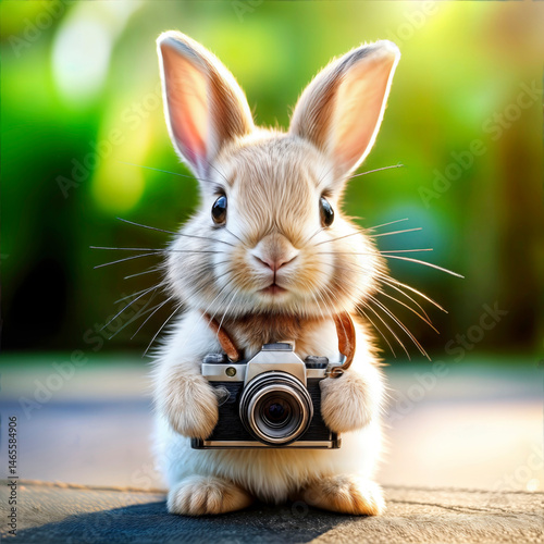 conejito, animal, conejito, camara, fotografía, fotógrafo, aislada, mascota, mascota, pelaje, blanco, blando, mamífero, pascua, liebre
 photo