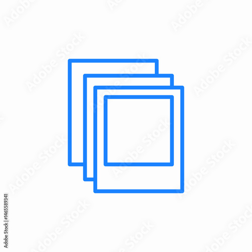 multiple files icon sign vector