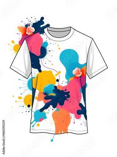 abstract, colorful, art, printing, background, t-shirt, vector, illustration, design, graphic, modern, vibrant, creative, pattern, fashion, apparel, trendy, stylish, paint, splash, brush, texture, art