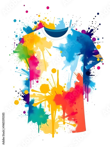 abstract, colorful, art, printing, background, t-shirt, vector, illustration, design, graphic, modern, vibrant, creative, pattern, fashion, apparel, trendy, stylish, paint, splash, brush, texture, art