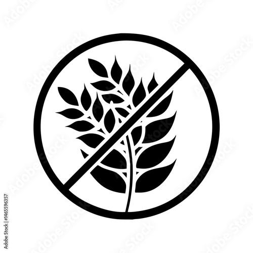 Symbol denoting the absence of gluten in food, diet, and lifestyle