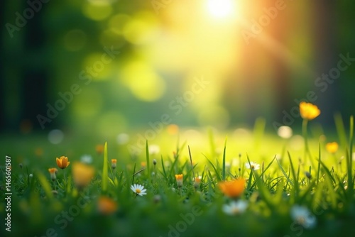 Abstract blurred nature scene, perfect for website backgrounds, nature, foliage