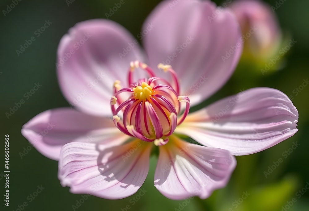 Fototapeta premium close up of a flower with a blurry background