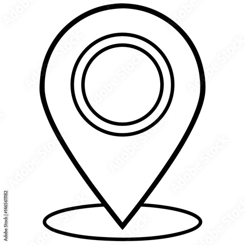 vector map pointer icon