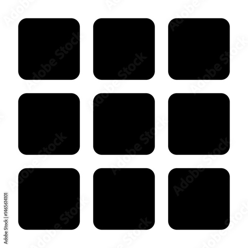 Dial Pad Solid Icon