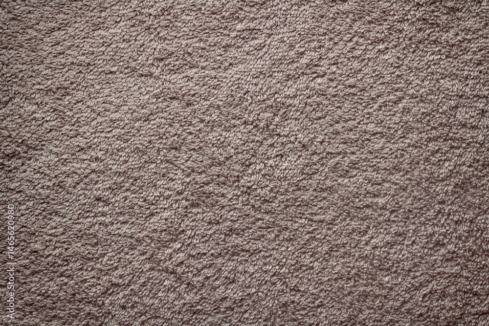 Close-up of soft terry towel fabric texture