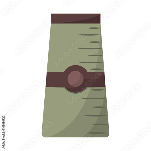 Isolated machine coffee shop illustration