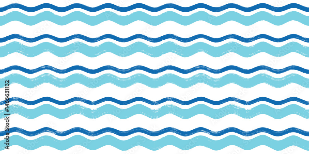 Seamless Wave Pattern, Brush stripes water sea vector background. Wavy beach print, watercolor curly paint lines Seamless Wave Pattern, Brush stripes water sea vector background. Wavy beach print, watercolor curly paint lines