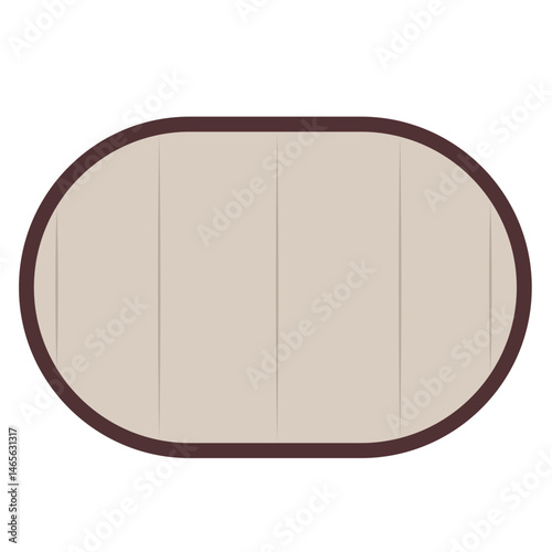 Isolated letter white coffee shop illustration