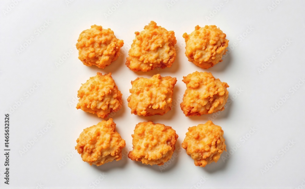 Plant-based chicken nuggets grid Plant-based chicken nuggets grid