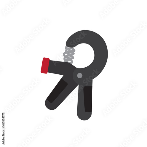 Hand grip strengthener icon. Vector