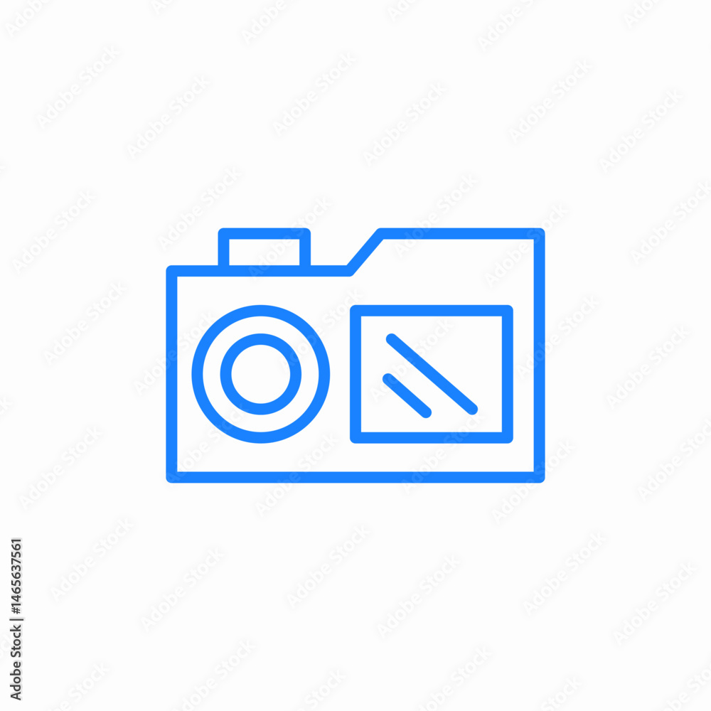 classic photo camera icon sign vector classic photo camera icon sign vector