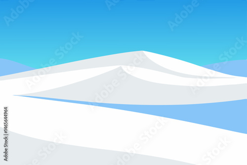 snow mountain landscape