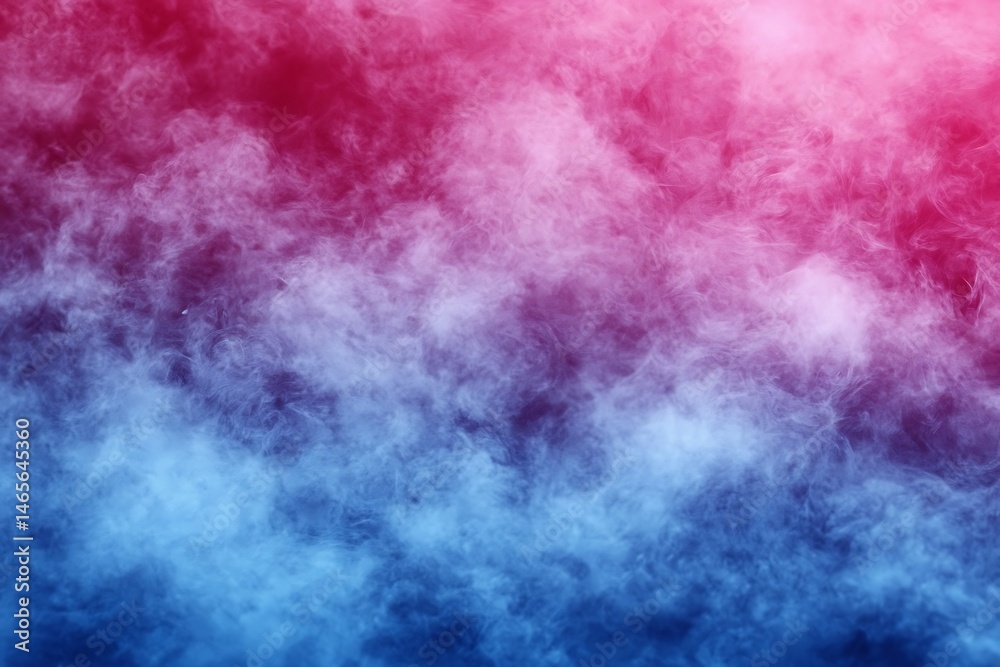 Fototapeta premium Vibrant abstract design of swirling smoke in cool colors.