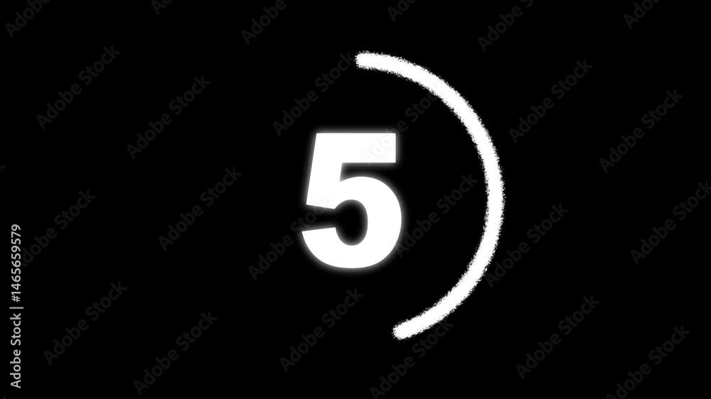 10 second countdown with circle animation, 0 to 10 counting animation .10 second fire countdown animation, ten seconds fire timer countdown on black background,